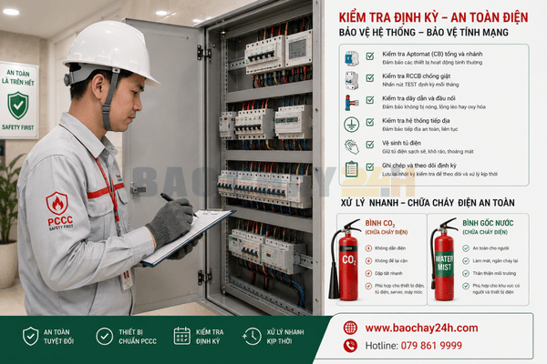 Kiem tra cac thiet bi dien co nguy co chap chay